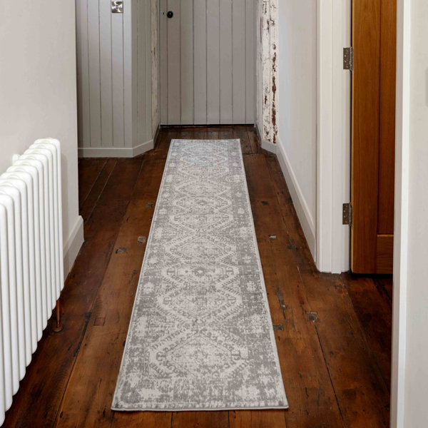 Natur Pur Izzie Oscar Distressed Grey Vintage Rug & Reviews Wayfair.co.uk